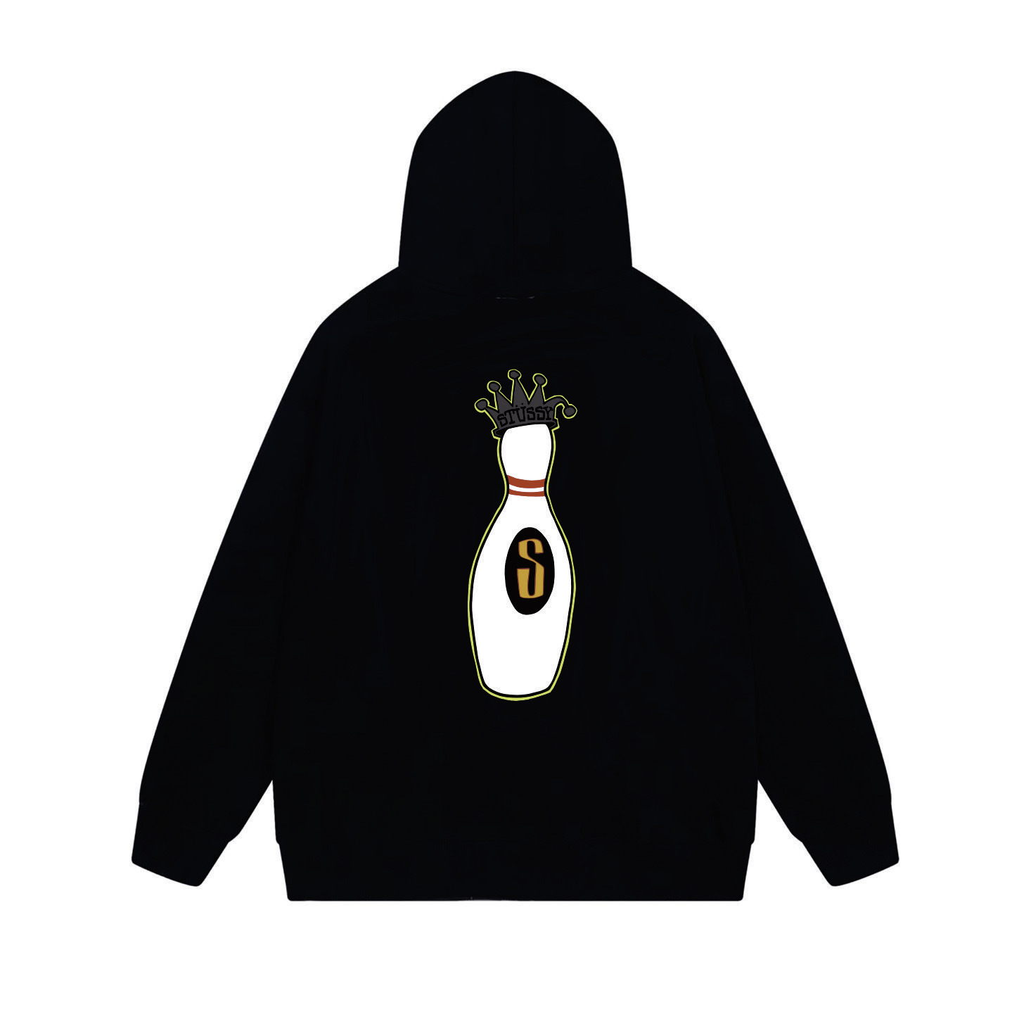 Stussy Crowned Bottle Icon Full-Zip Hoodie