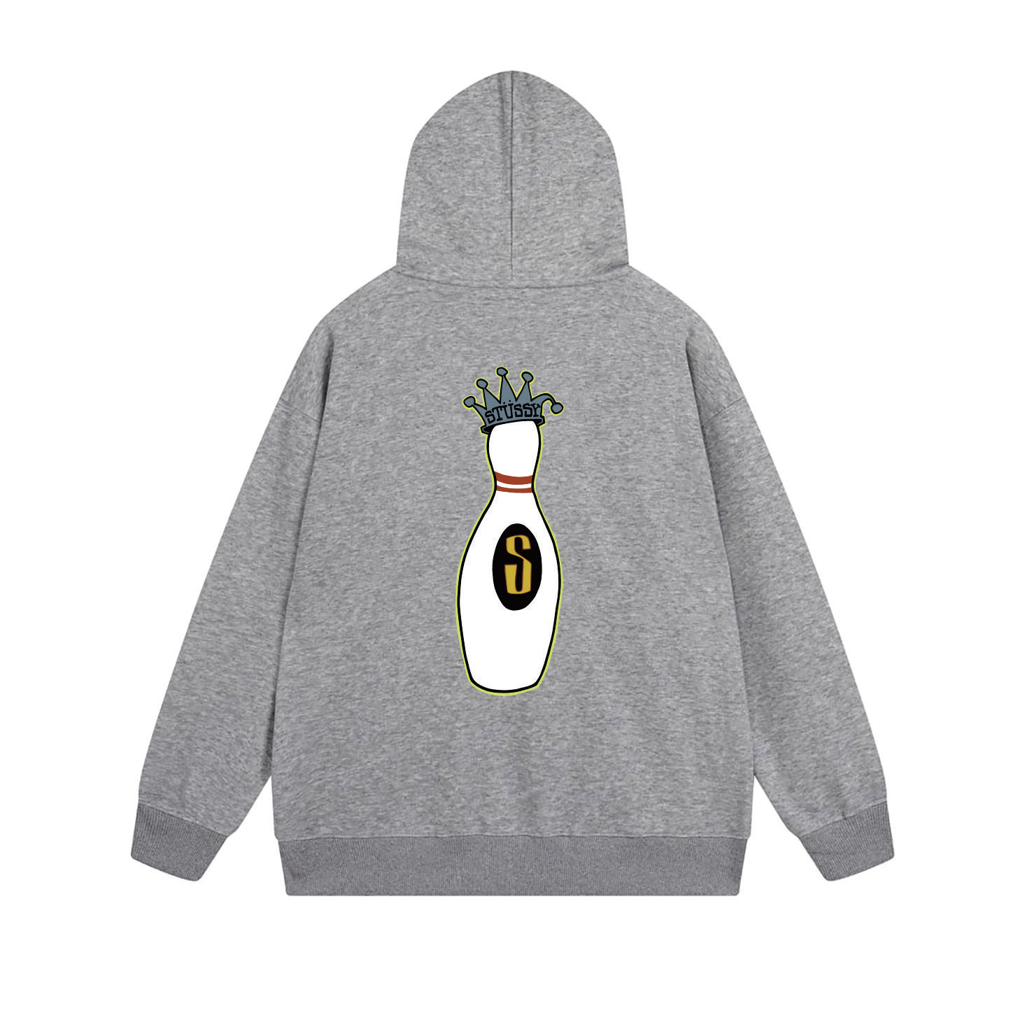 Stussy Crowned Bottle Icon Full-Zip Hoodie