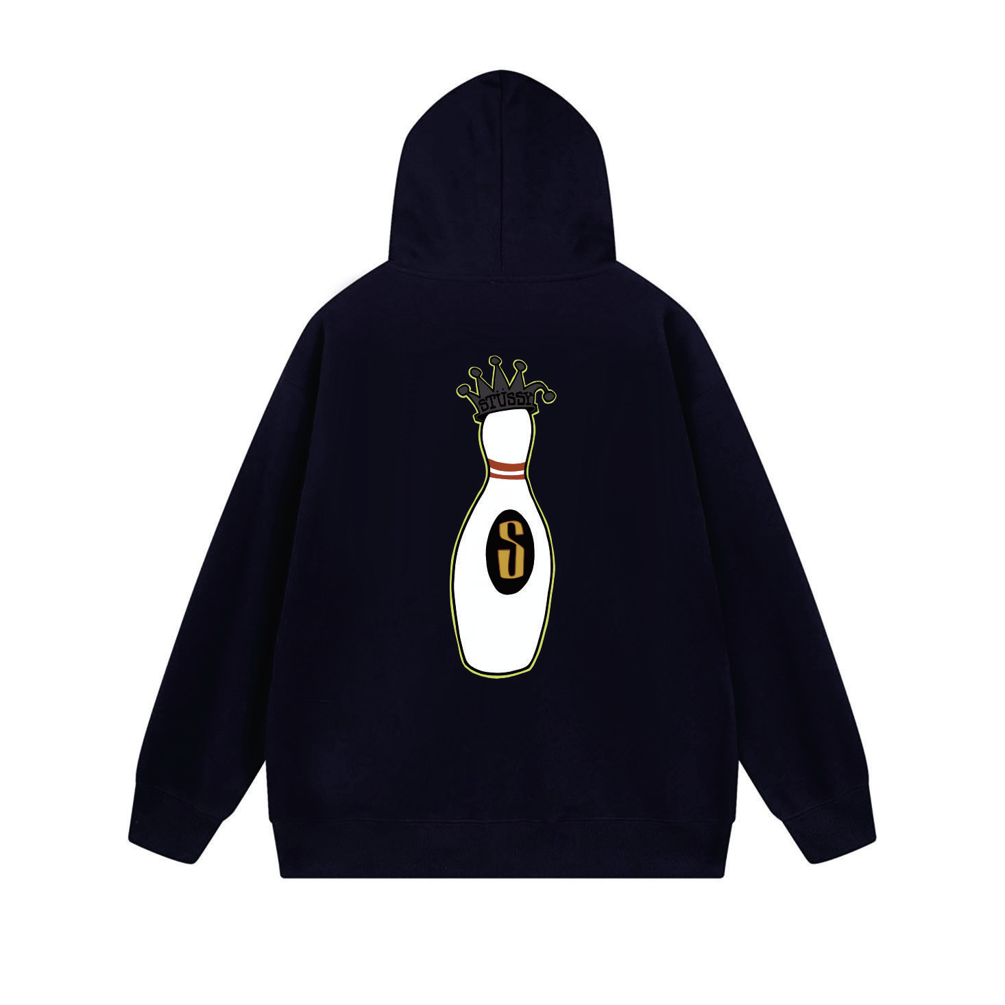 Stussy Crowned Bottle Icon Full-Zip Hoodie