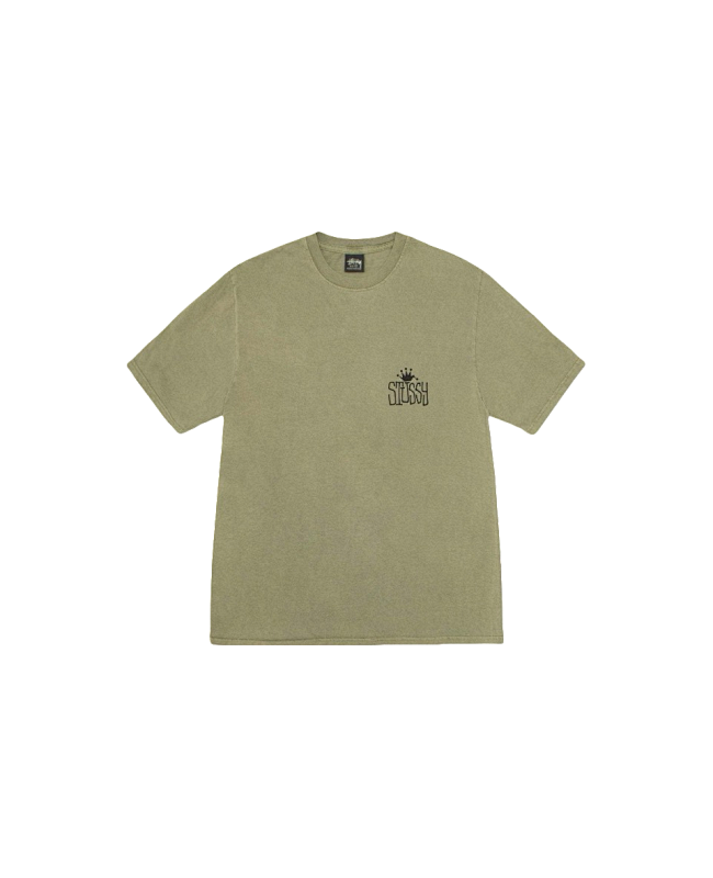Stussy Crowned Crew Typography T-Shirt