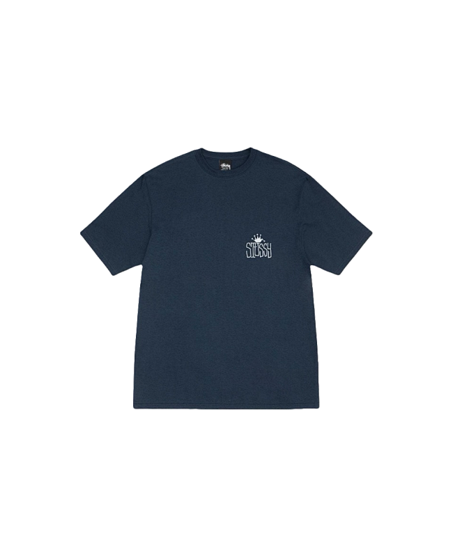 Stussy Crowned Crew Typography T-Shirt