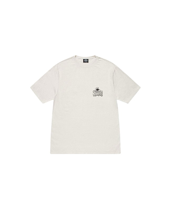 Stussy Crowned Crew Typography T-Shirt