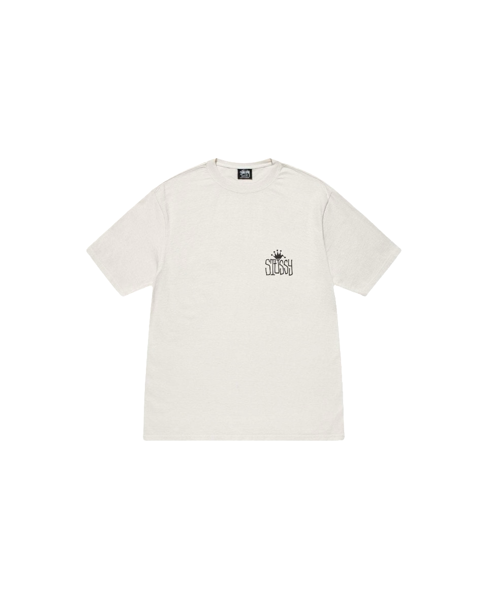 Stussy Crowned Crew Typography T-Shirt