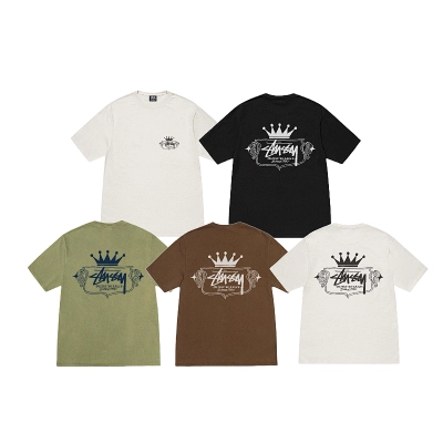 Stussy Crowned Oval Heritage T-Shirt 01