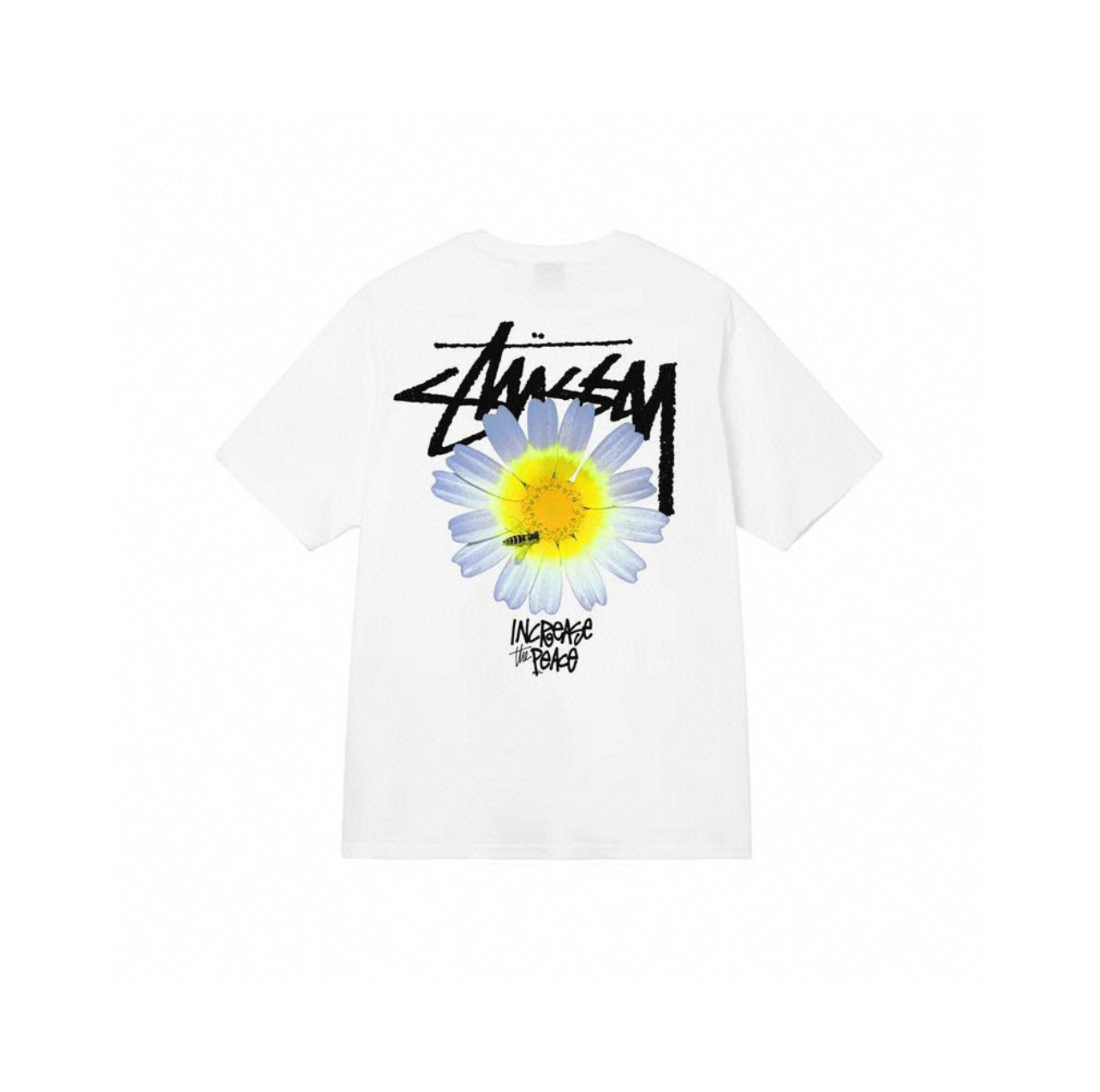 Stussy Daisy Bloom Handstyle Logo T-Shirt