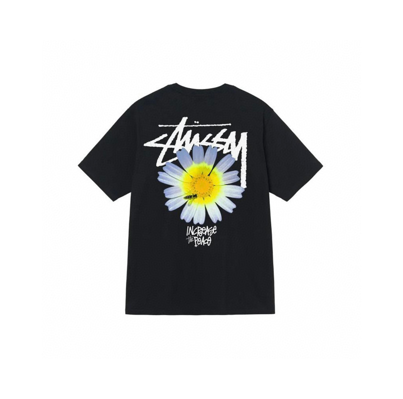Stussy Daisy Bloom Handstyle Logo T-Shirt