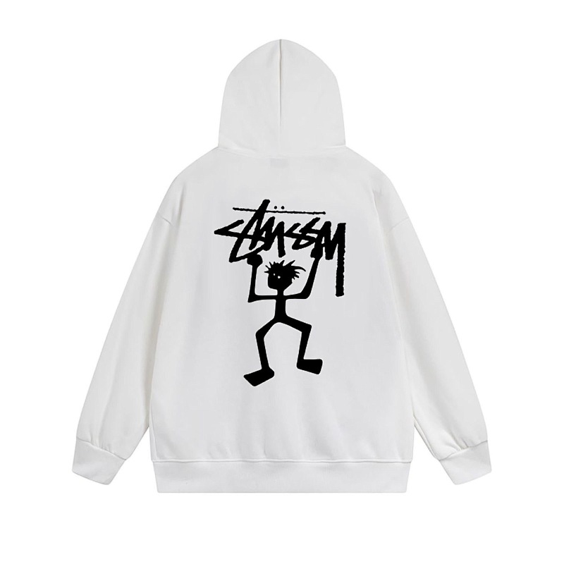 Stussy Dancing Skeleton Full-Zip Hoodie