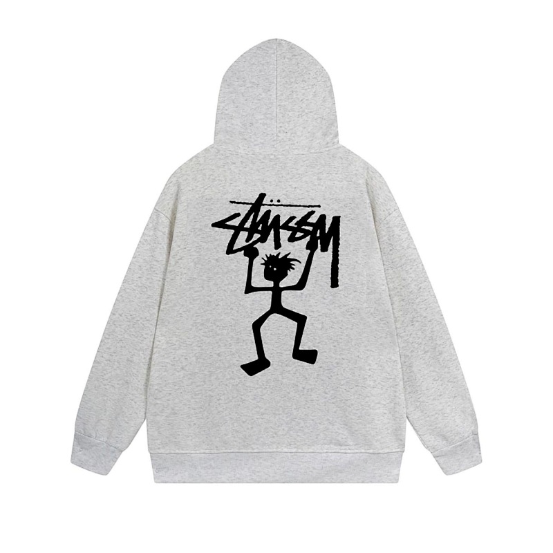Stussy Dancing Skeleton Full-Zip Hoodie