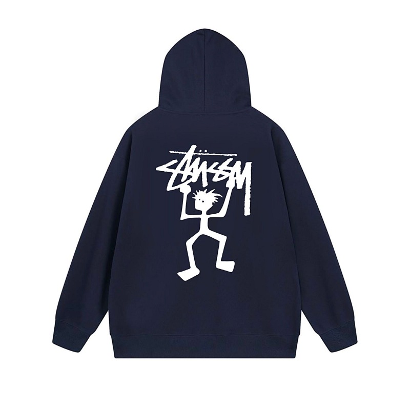 Stussy Dancing Skeleton Full-Zip Hoodie