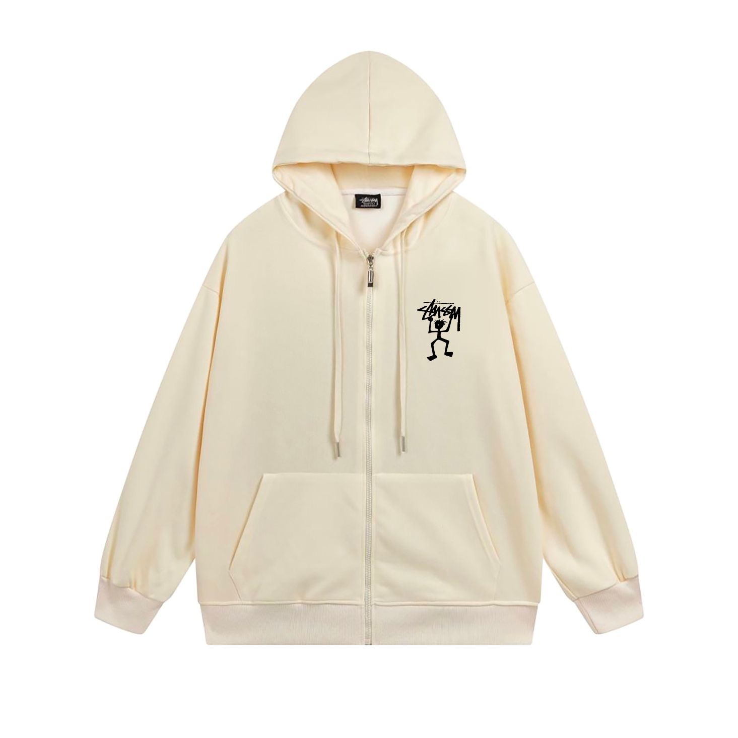 Stussy Dancing Skeleton Full-Zip Hoodie