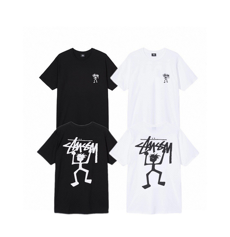 Stussy Dancing Skeleton Handstyle T-Shirt