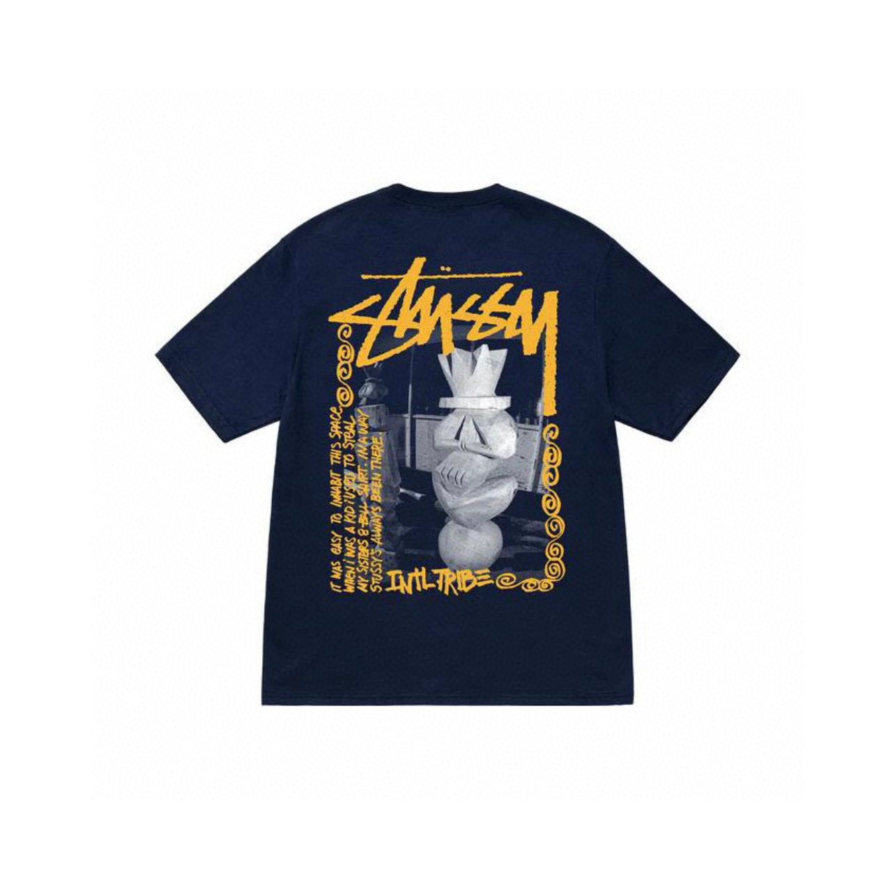 Stussy Distressed Monument Poster T-Shirt