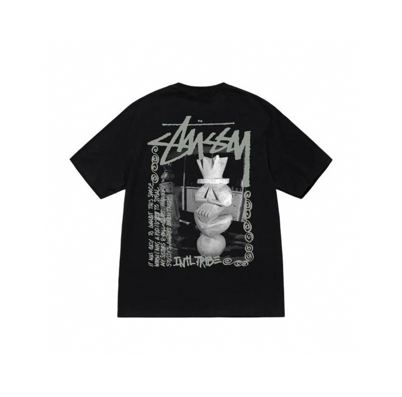 Stussy Distressed Monument Poster T-Shirt