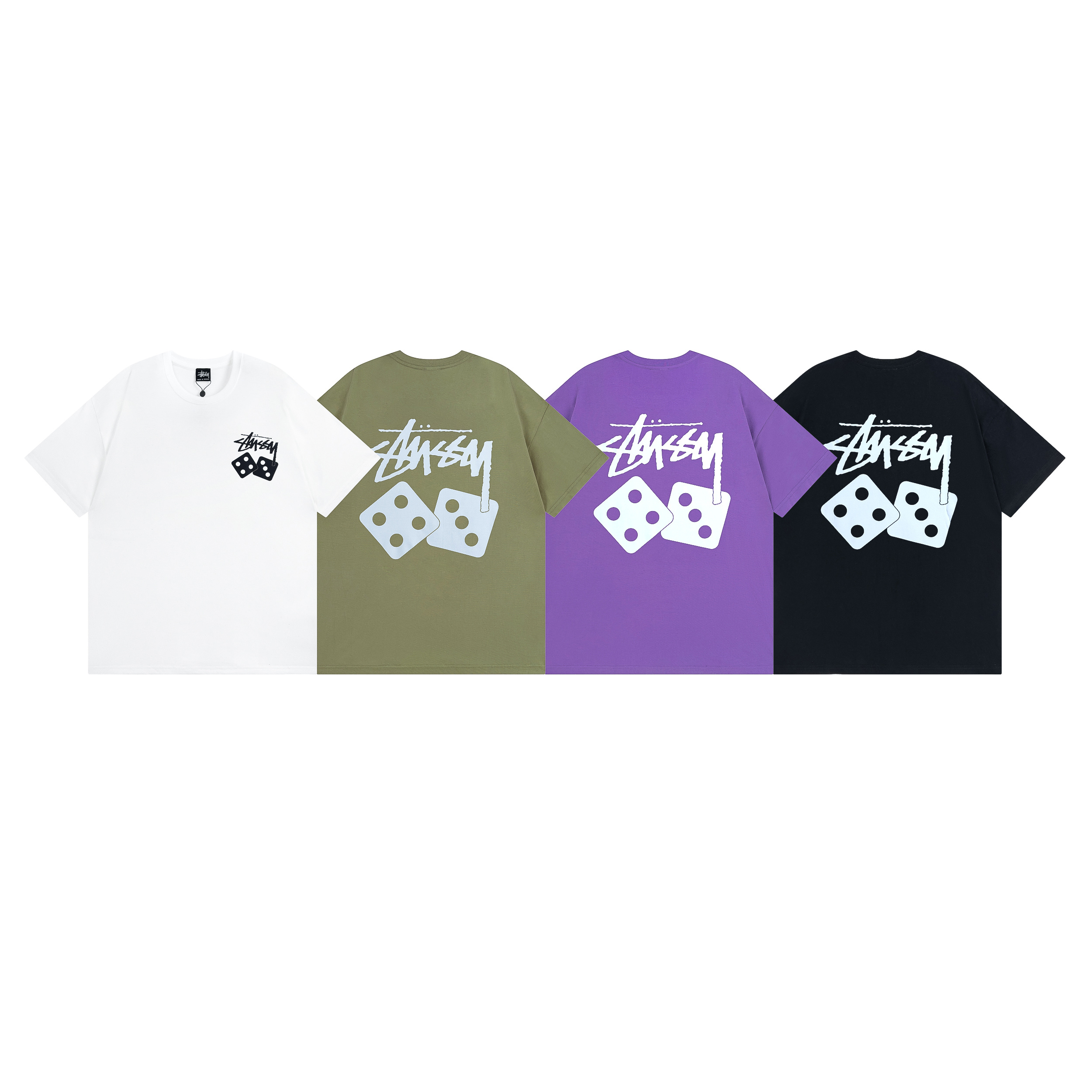 Stussy Double Dice Handstyle T-Shirt