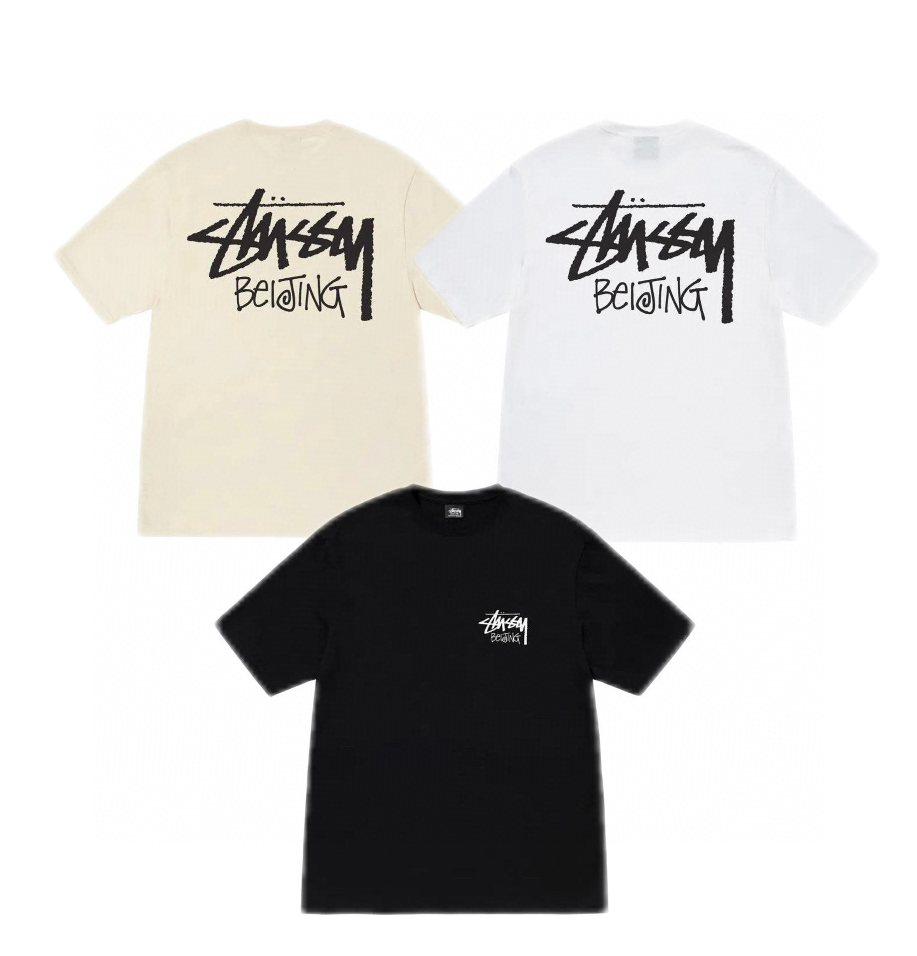 Stussy Double-Line Handstyle T-Shirt