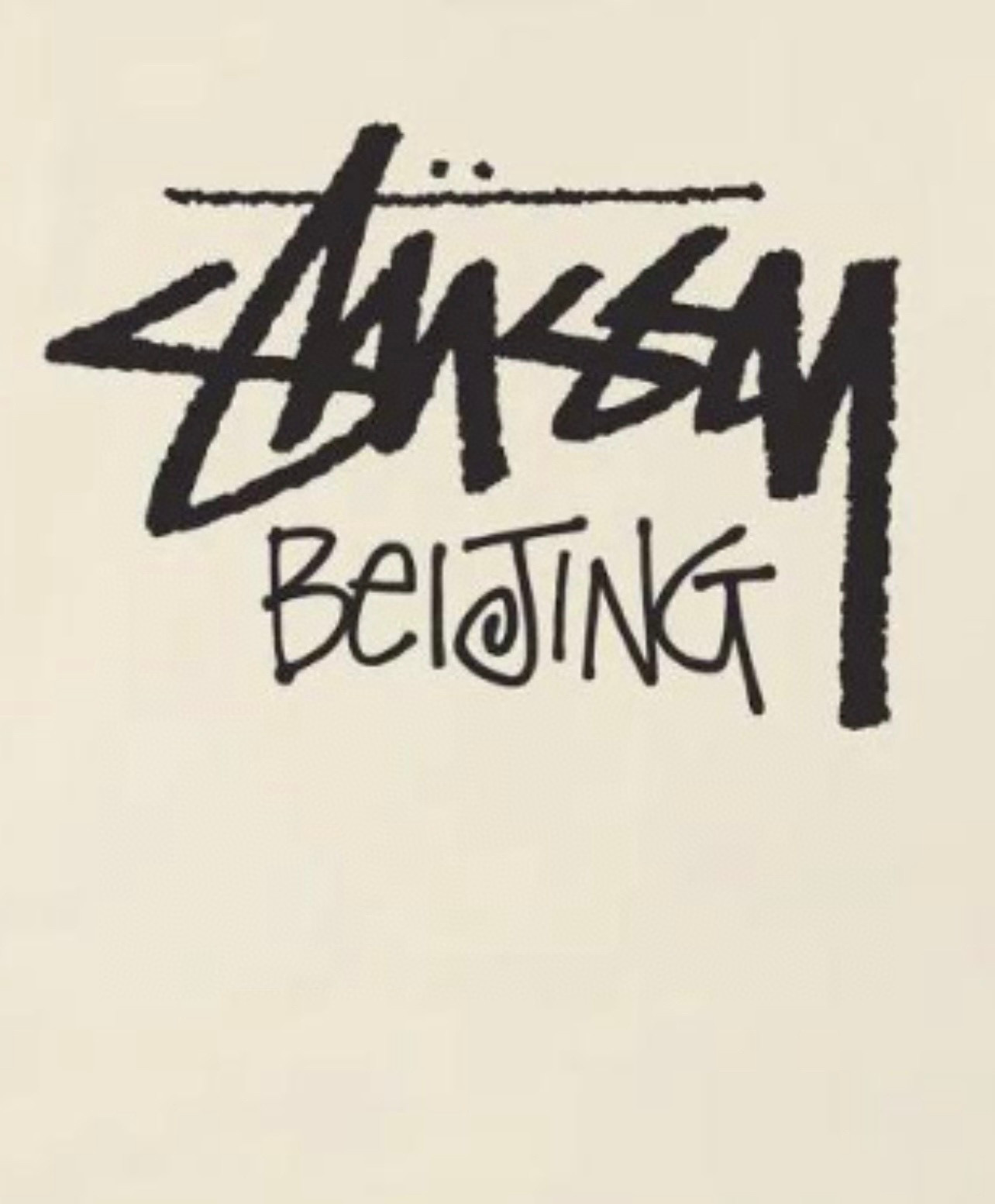 Stussy Double-Line Handstyle T-Shirt