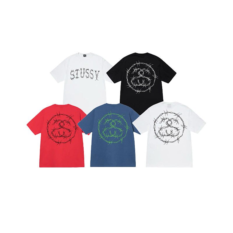 Stussy Double S Circular Seal T-Shirt