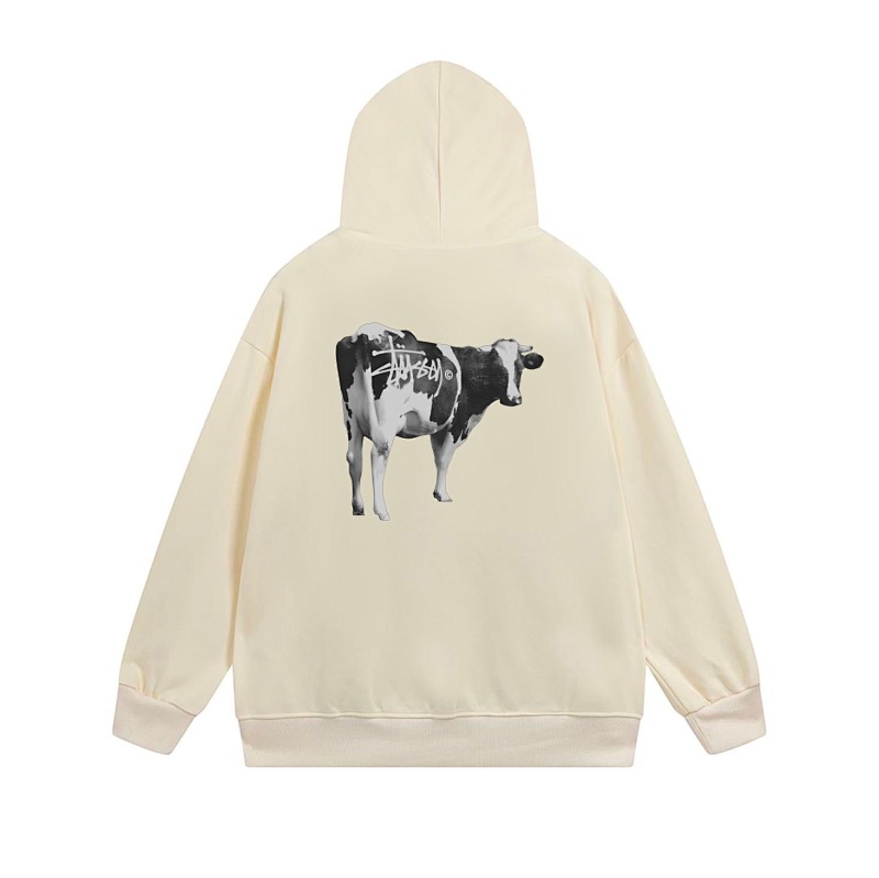 Stussy Dripping Cow Graphic Full-Zip Hoodie