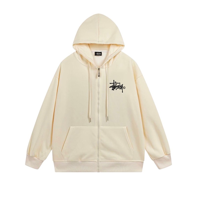 Stussy Dripping Cow Graphic Full-Zip Hoodie
