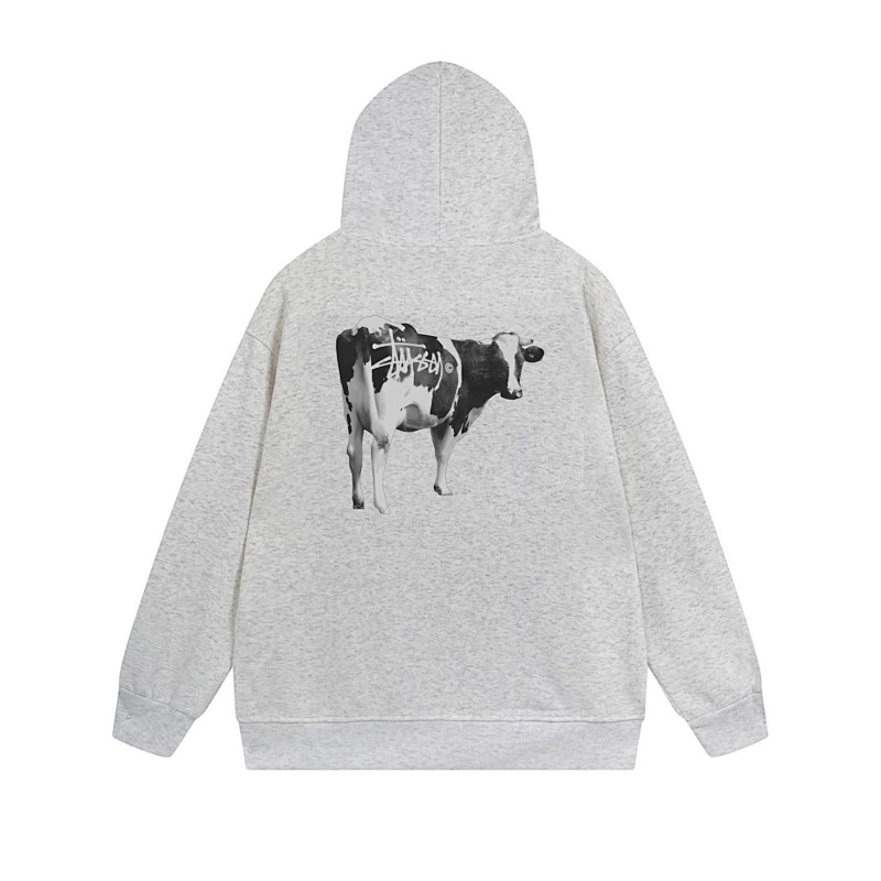 Stussy Dripping Cow Graphic Full-Zip Hoodie
