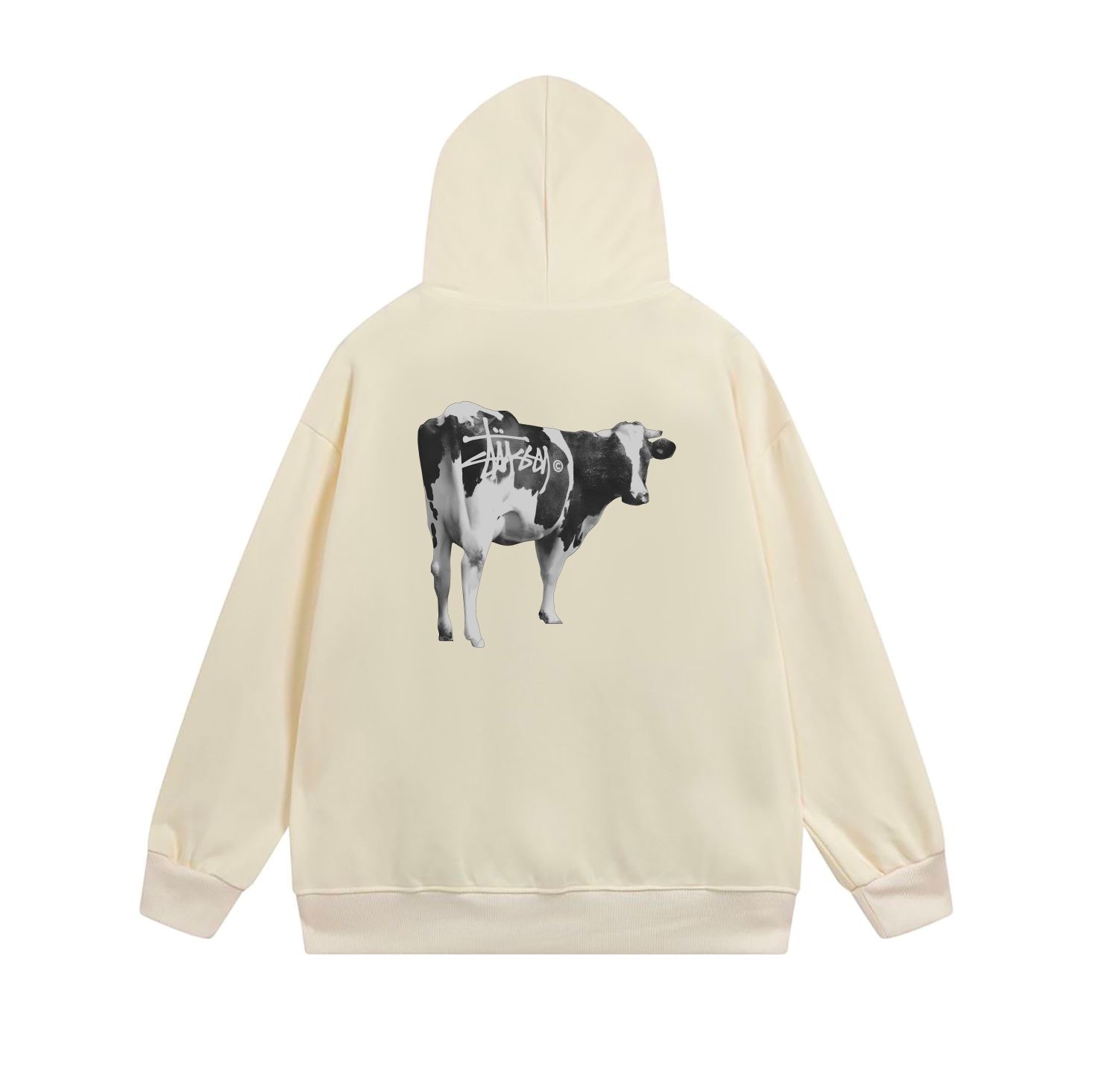 Stussy Dripping Cow Graphic Full-Zip Hoodie