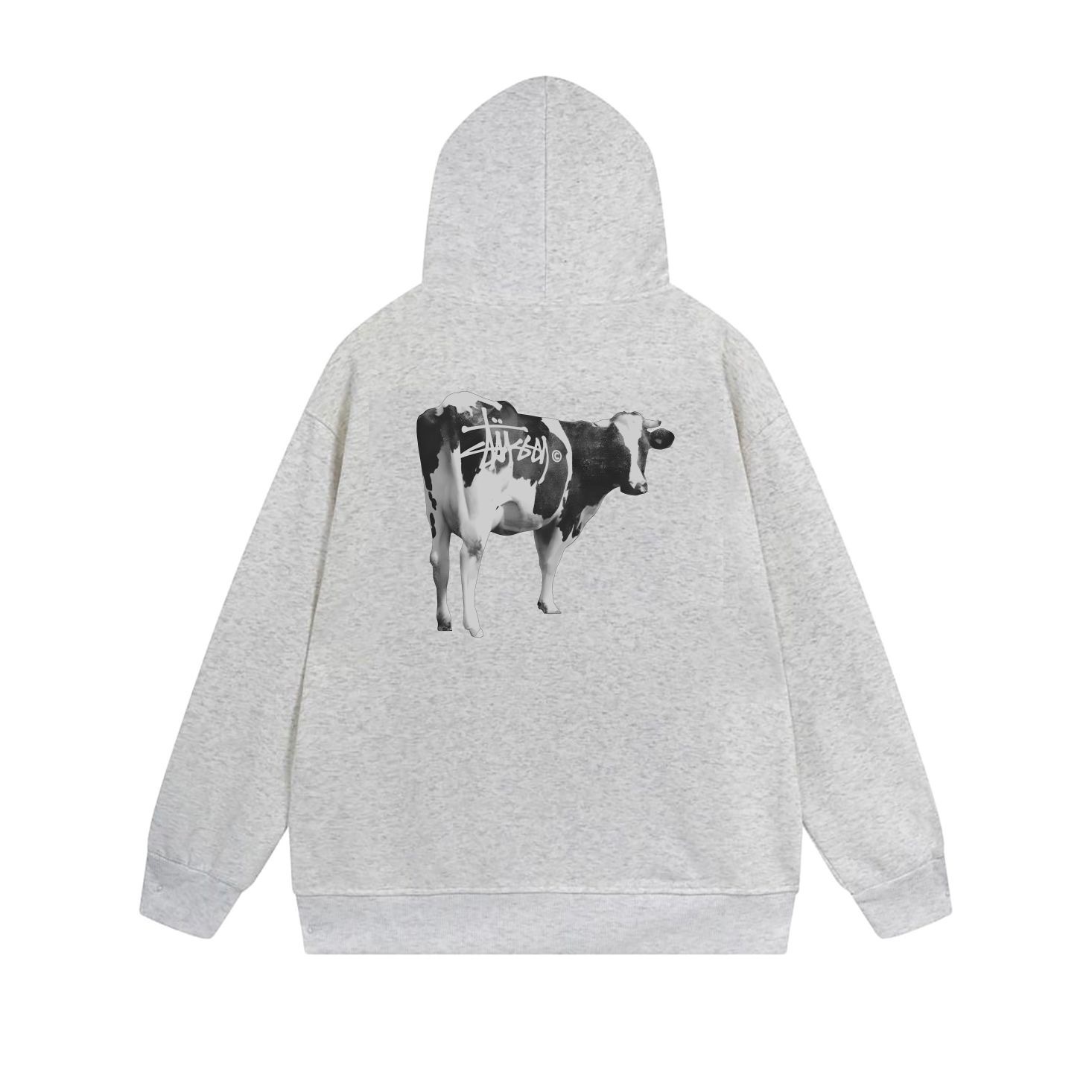 Stussy Dripping Cow Graphic Full-Zip Hoodie