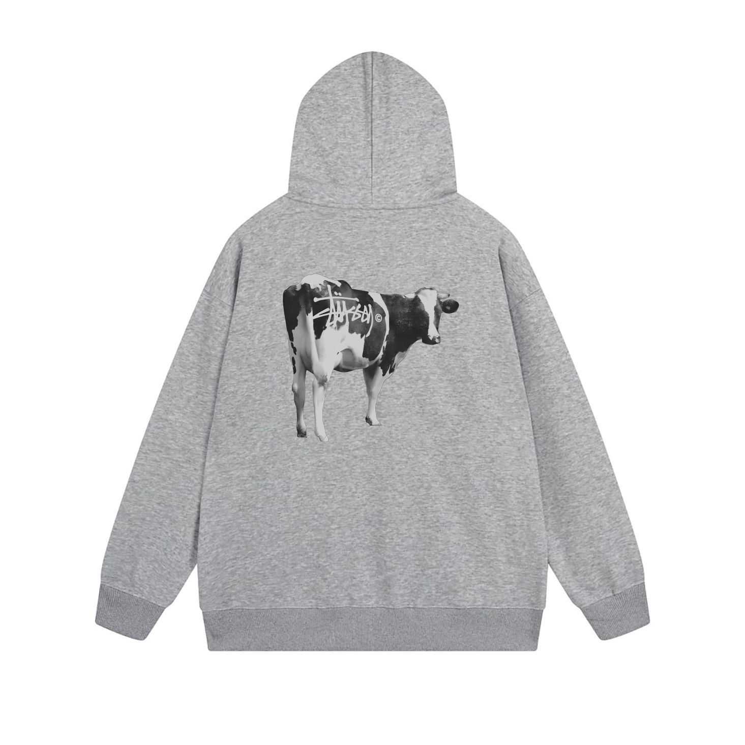 Stussy Dripping Cow Graphic Full-Zip Hoodie