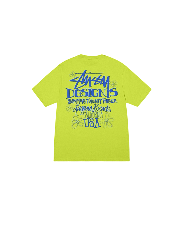 Stussy Editorial Headline Typography T-Shirt