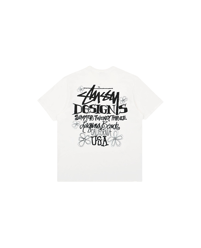 Stussy Editorial Headline Typography T-Shirt