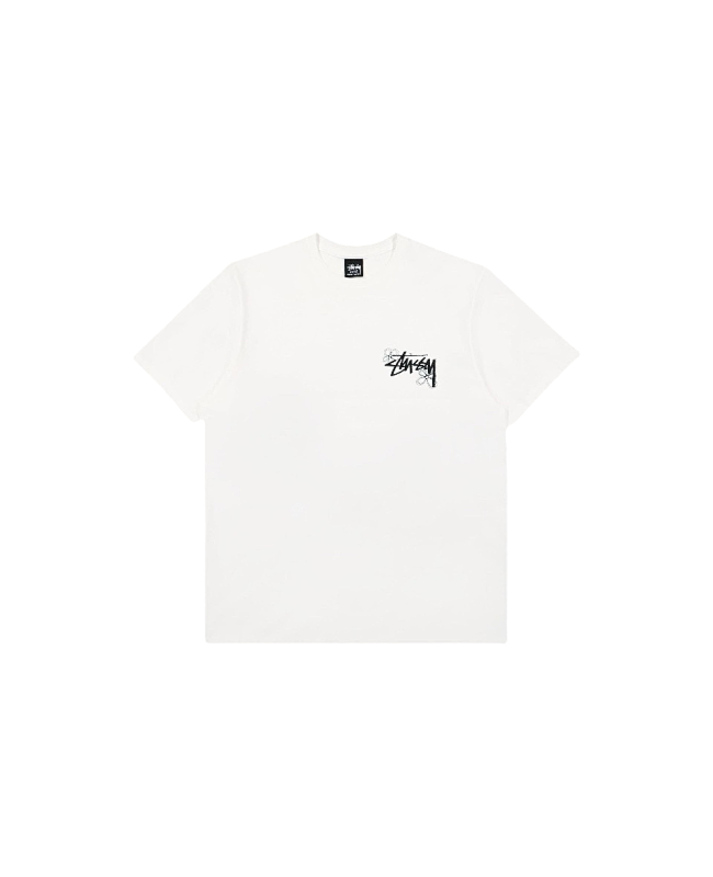 Stussy Editorial Headline Typography T-Shirt