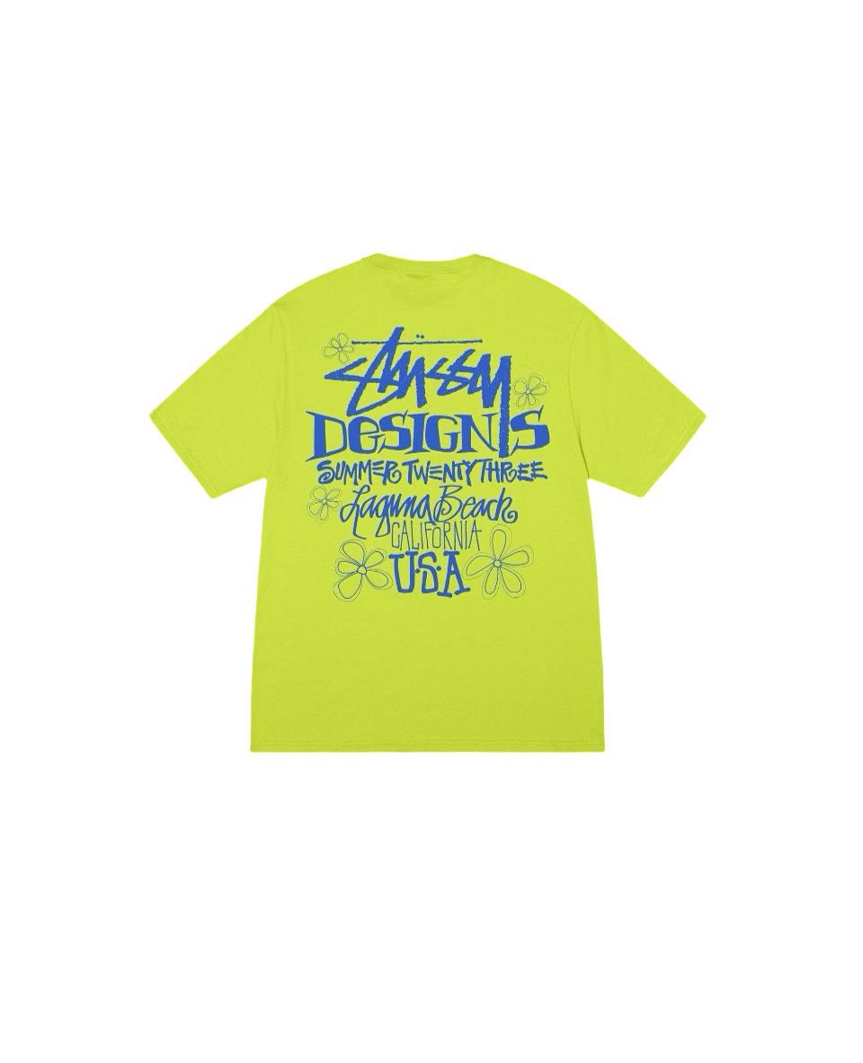 Stussy Editorial Headline Typography T-Shirt