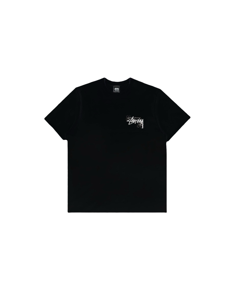 Stussy Editorial Headline Typography T-Shirt