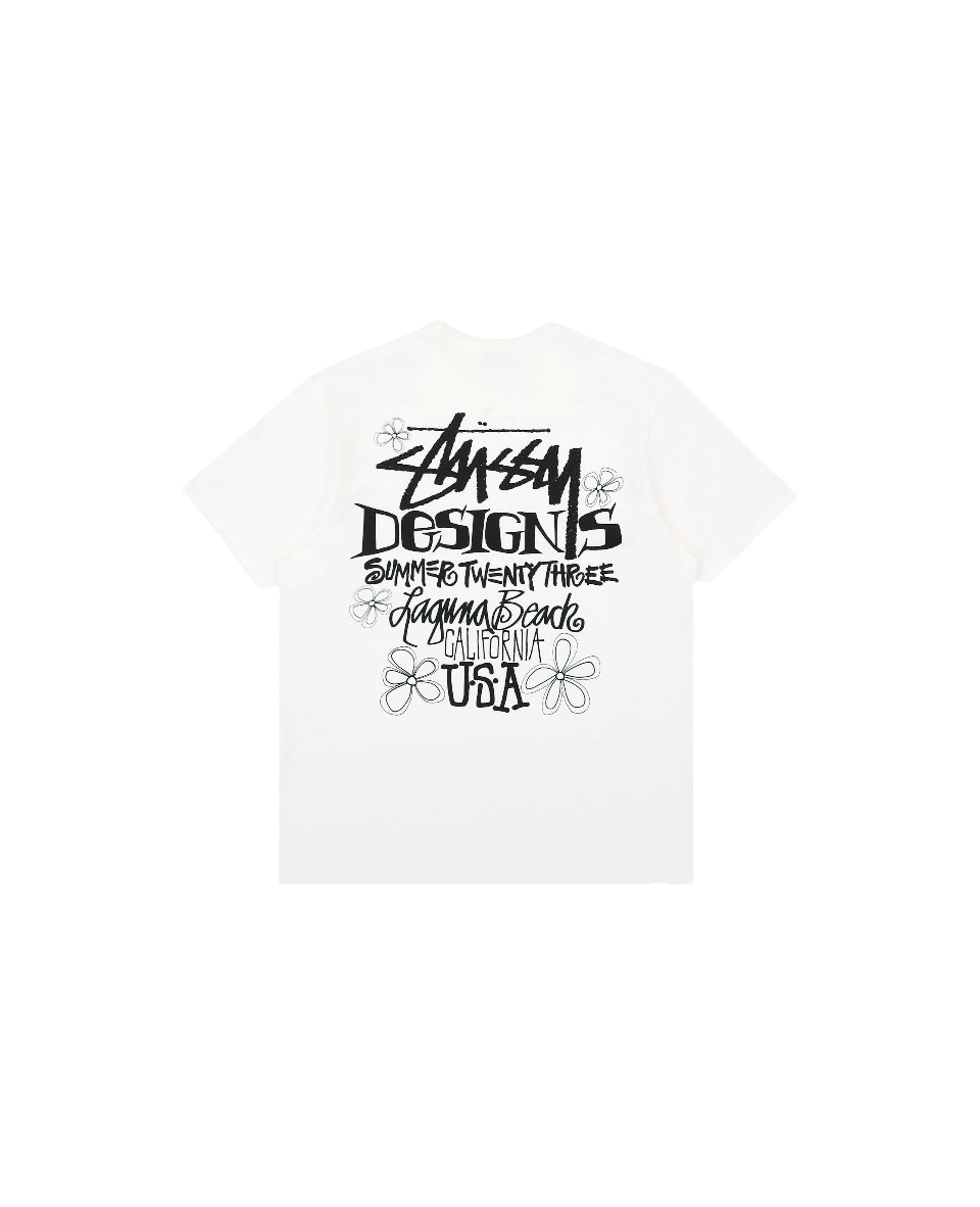 Stussy Editorial Headline Typography T-Shirt