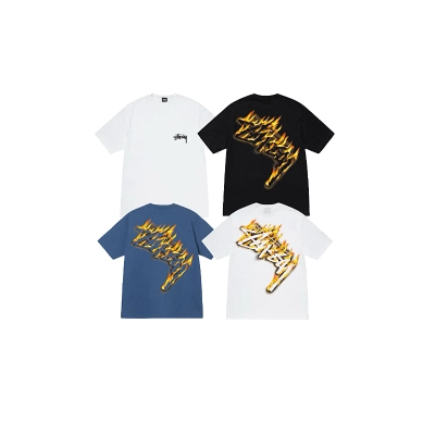 Stussy Electric Lightning Handstyle T-Shirt 01