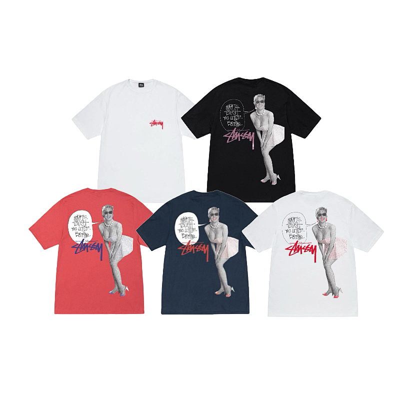 Stussy Figure Study Portrait T-Shirt