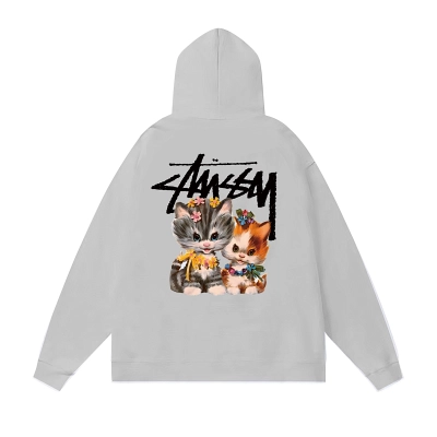 Stussy Flame Dice Collage Pullover Hoodie 02