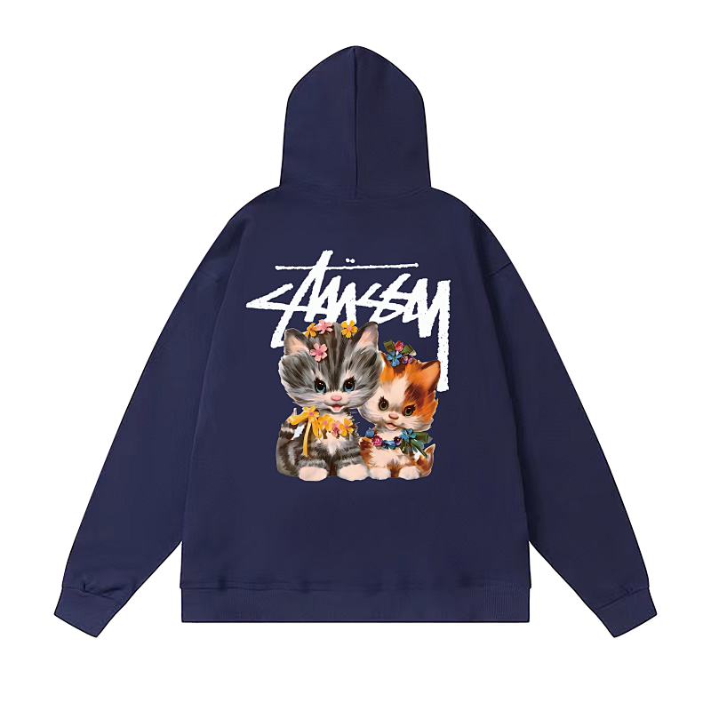 Stussy Flame Dice Collage Pullover Hoodie