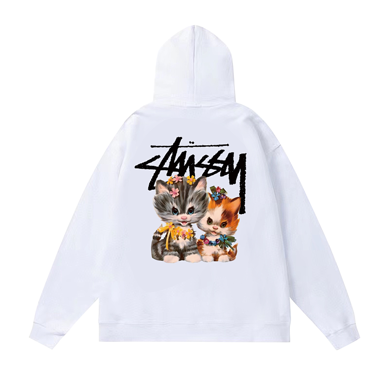Stussy Flame Dice Collage Pullover Hoodie