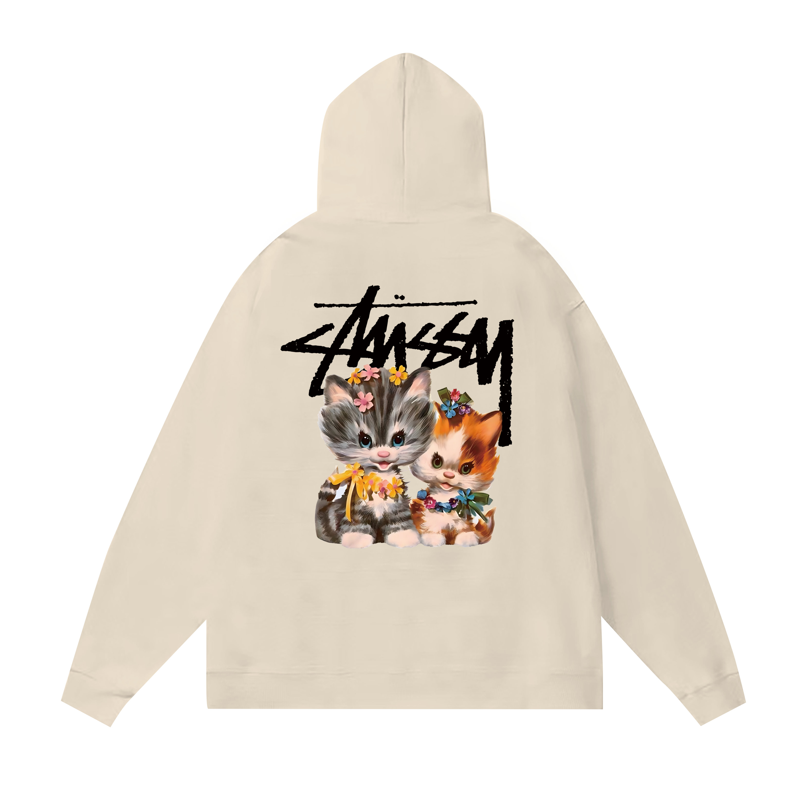 Stussy Flame Dice Collage Pullover Hoodie