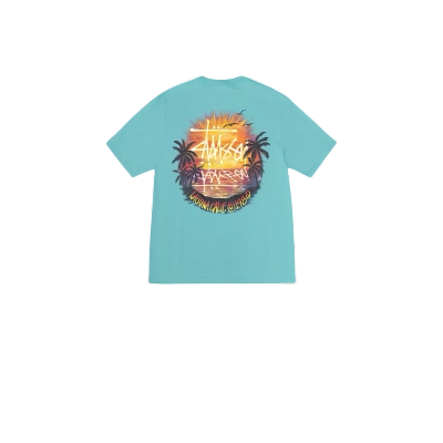 Stussy Flaming Sun Globe T-Shirt 02