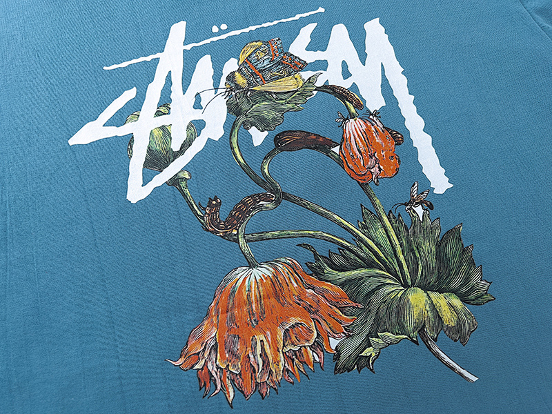Stussy Floral Bouquet Handstyle T-Shirt