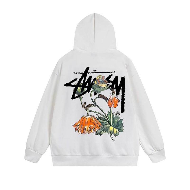 Stussy Floral Handstyle Full-Zip Hoodie