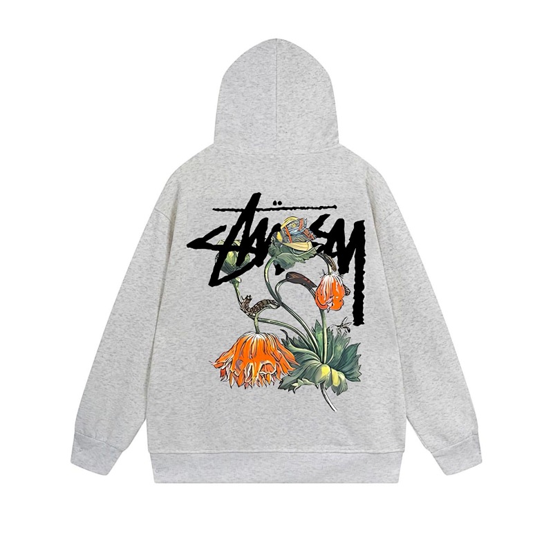 Stussy Floral Handstyle Full-Zip Hoodie