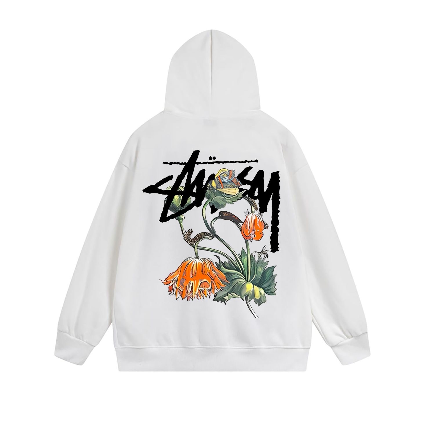 Stussy Floral Handstyle Full-Zip Hoodie