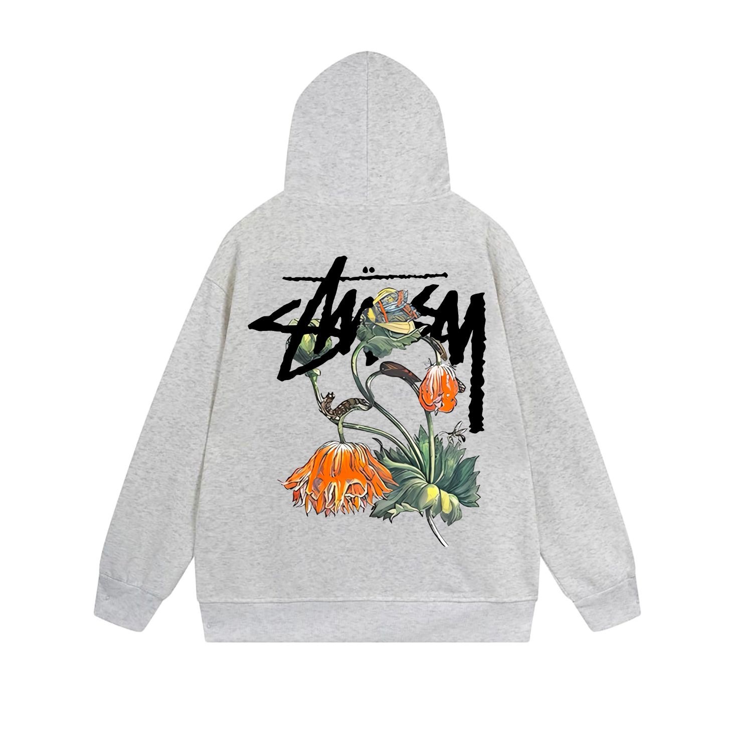 Stussy Floral Handstyle Full-Zip Hoodie
