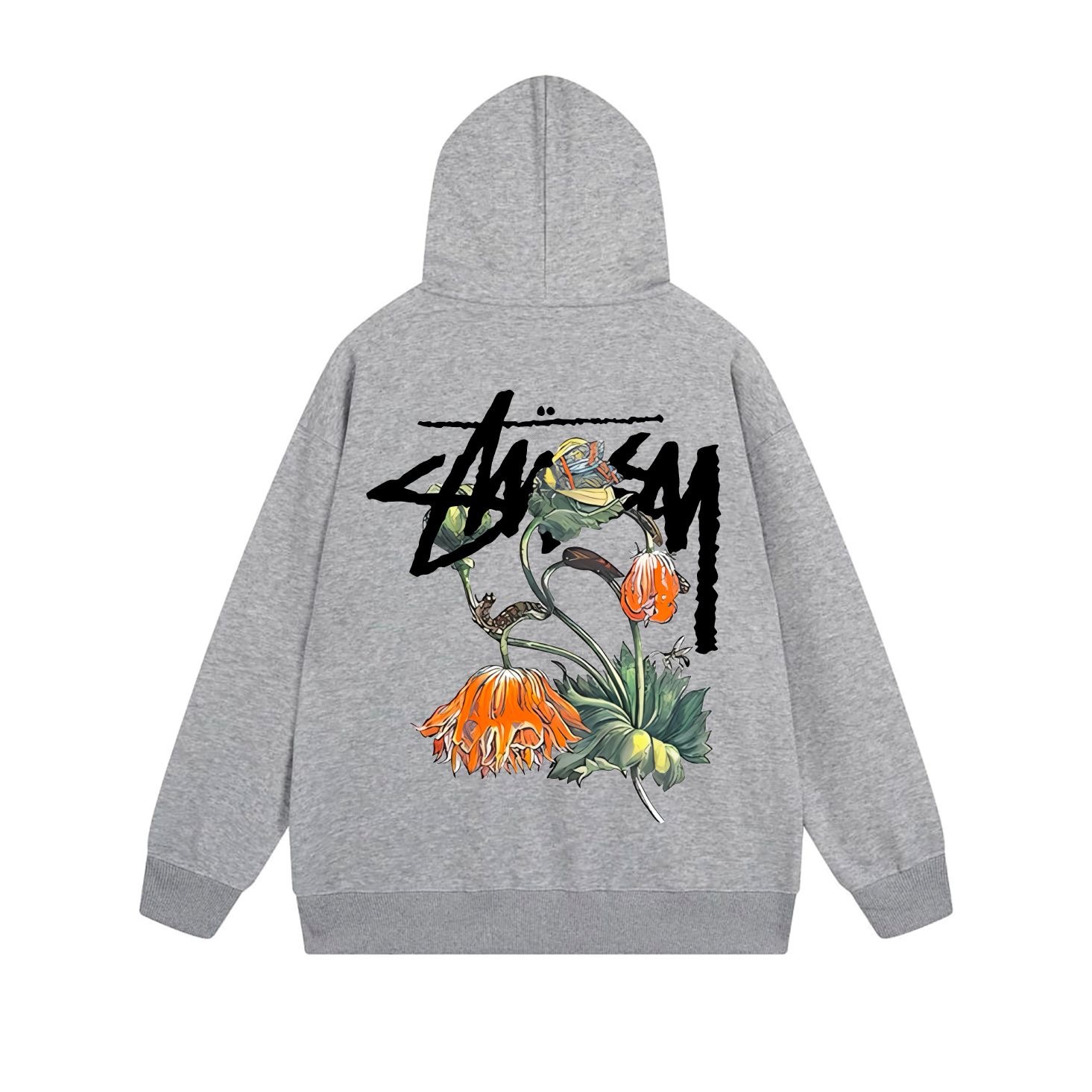Stussy Floral Handstyle Full-Zip Hoodie
