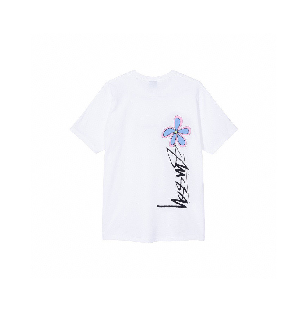 Stussy Floral Vine Side Print T-Shirt