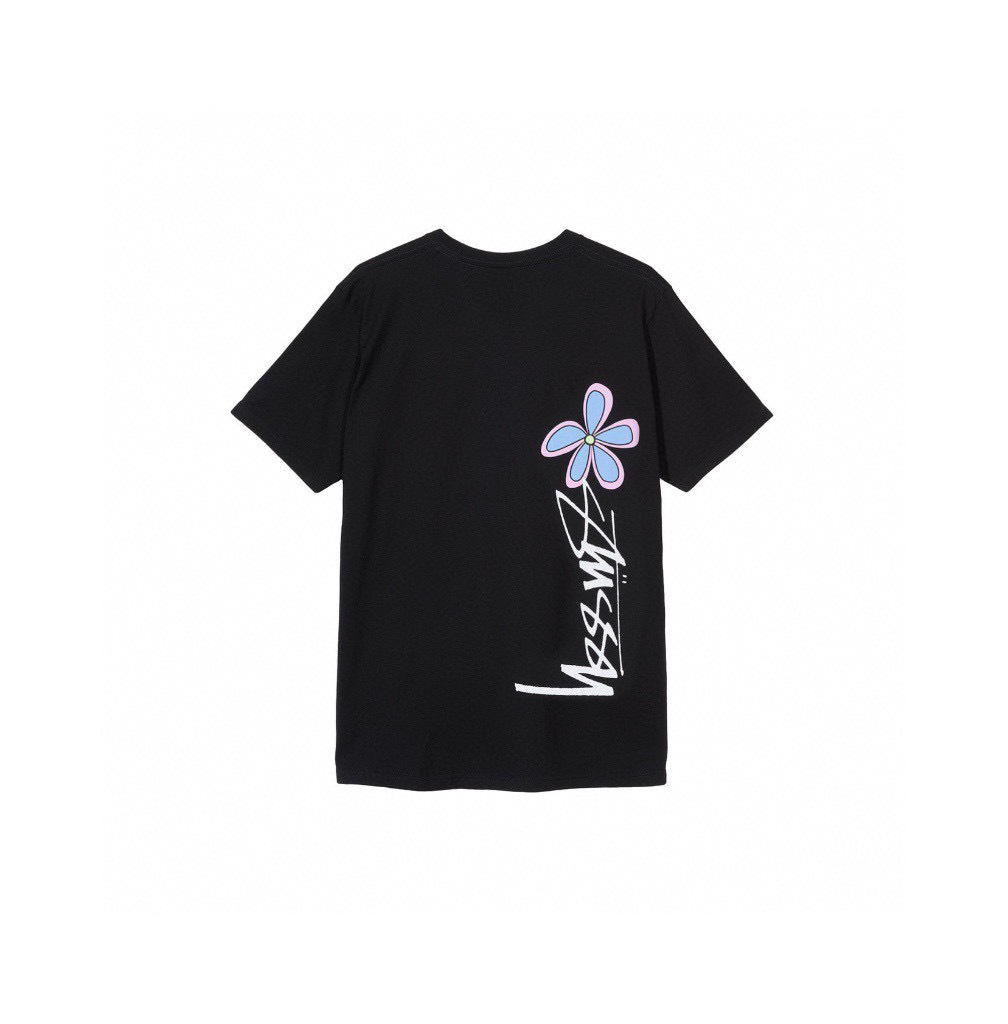 Stussy Floral Vine Side Print T-Shirt