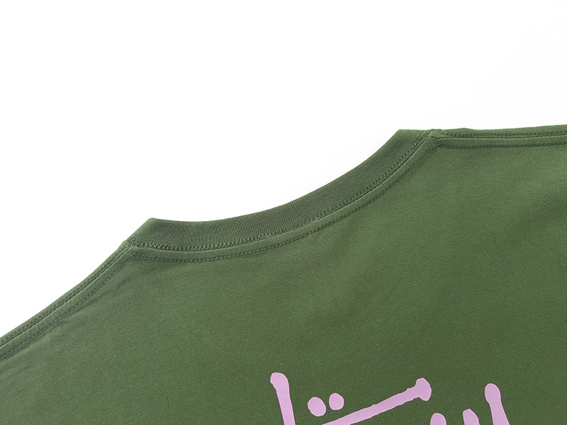 Stussy Flower Mascot Cartoon T-Shirt