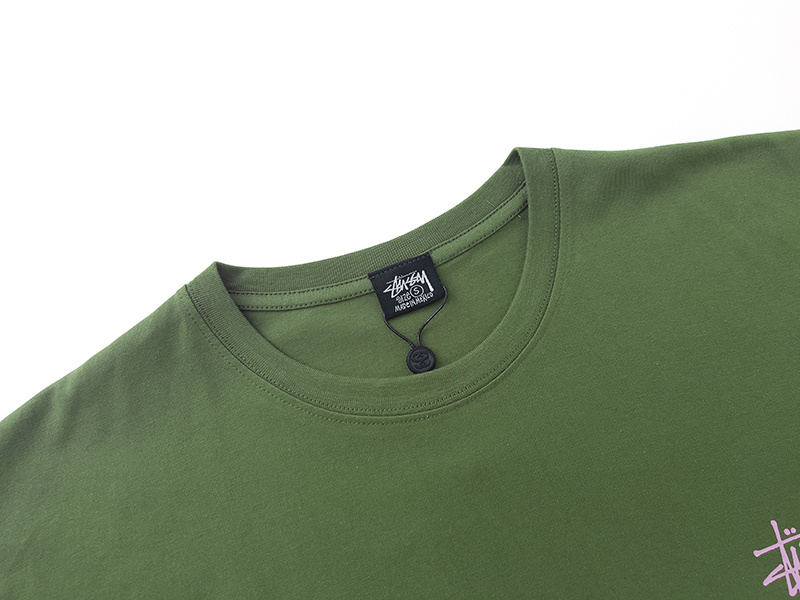 Stussy Flower Mascot Cartoon T-Shirt